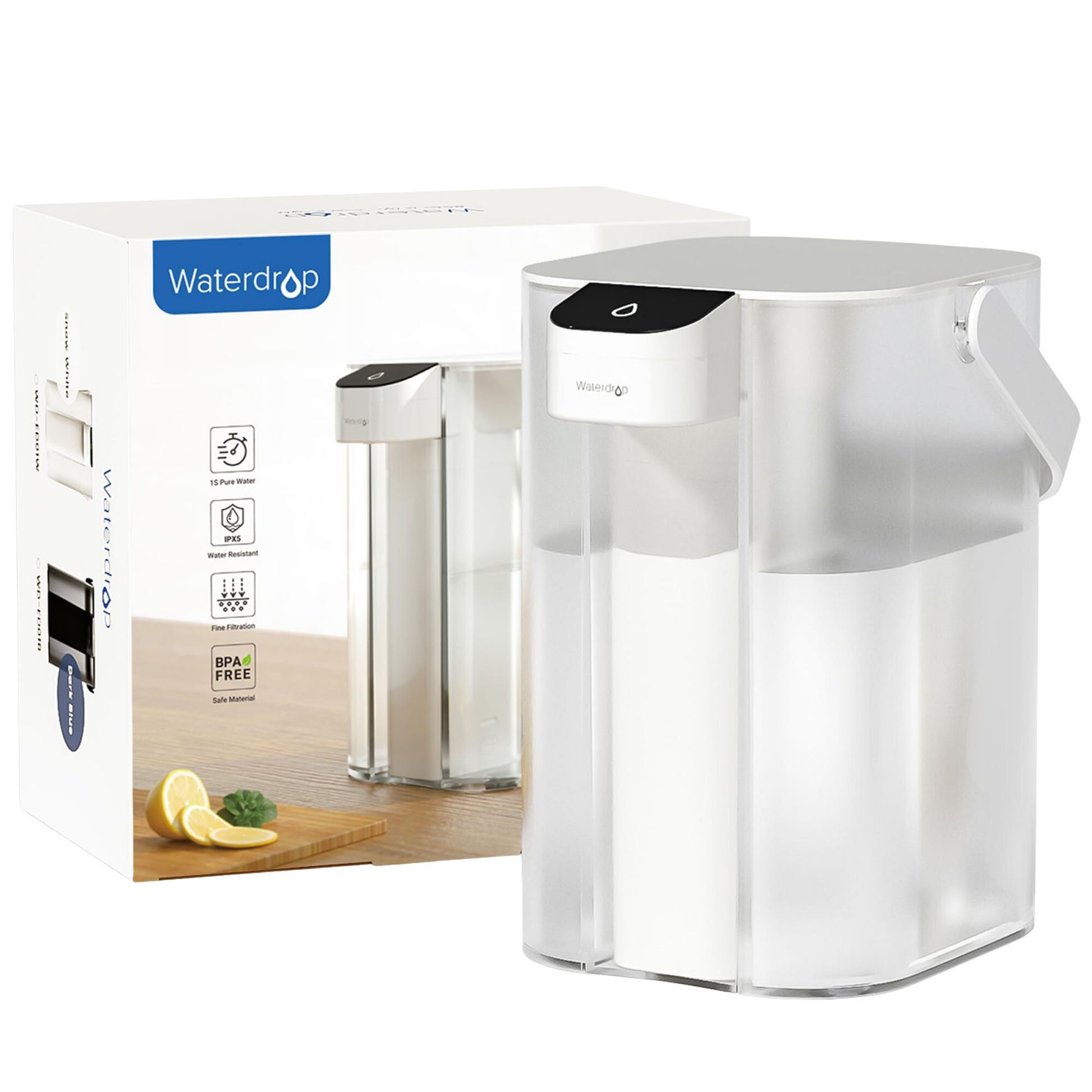 Waterdrop Elektrischer Krug, ED01 Arbeitsplatten Wasserspender Combo