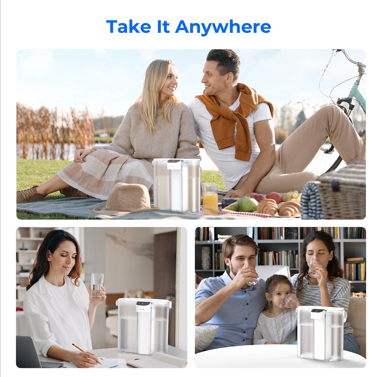 Waterdrop Electric Water Filter, ED02 Countertop Water Filtration System