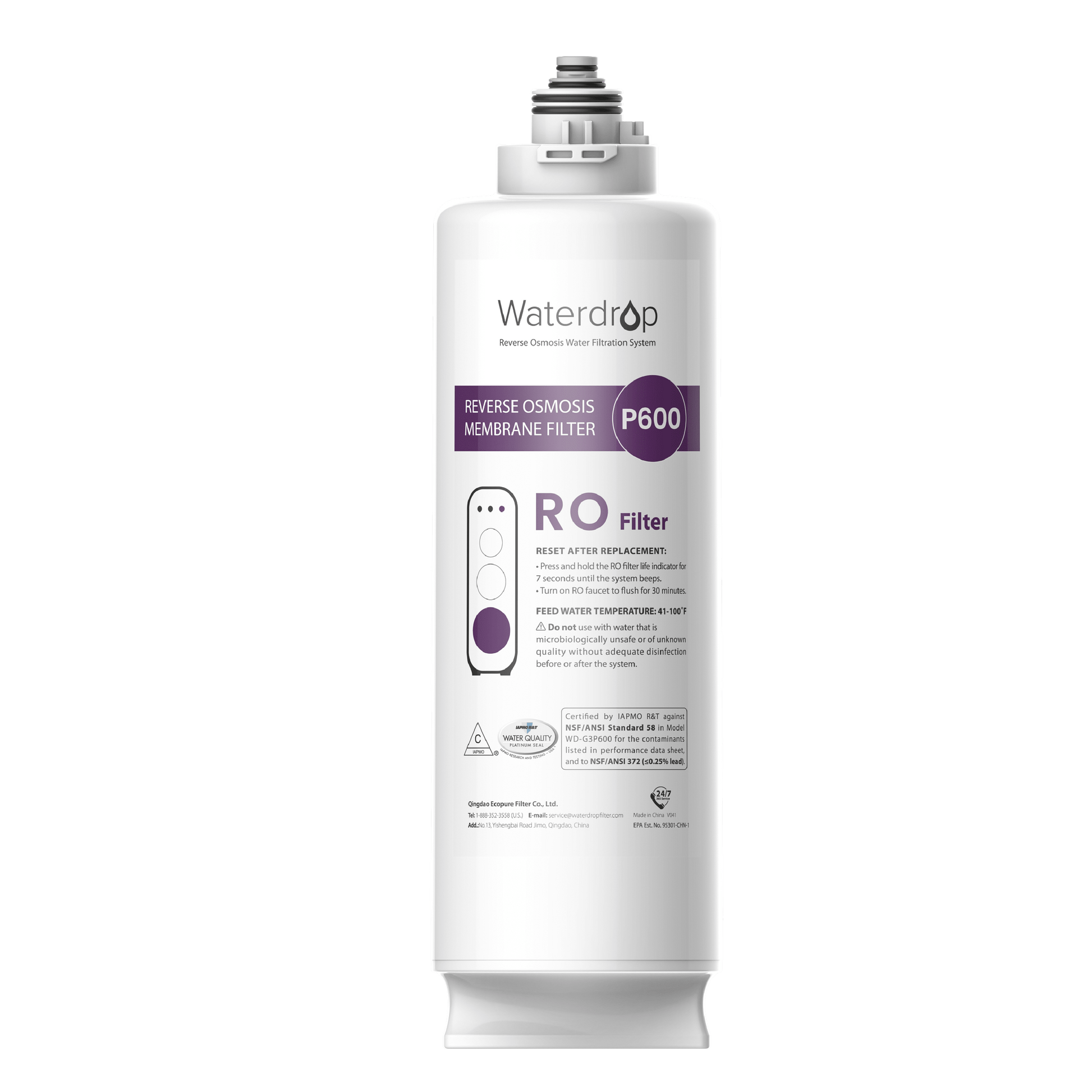 WD-G3P600-RO Ersatzfilter für G3P600 Umkeh Rosmose Wasserfilter System | 600GPD