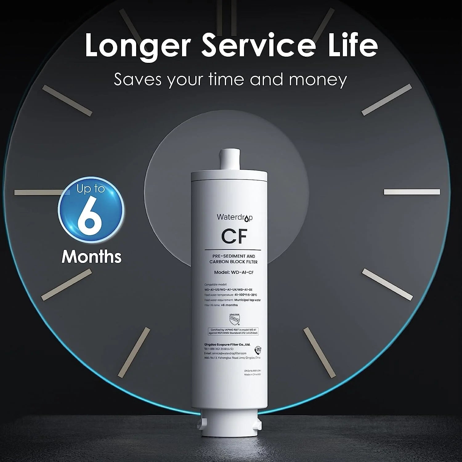 WD-A1-CF Filter für A1 RO Heiß-Kalt-Wassersystem