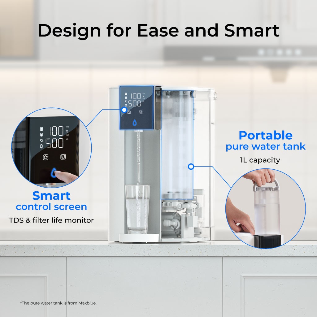 Waterdrop C1SL Alkalisches Umkehrosmose-System für die Arbeitsplatte