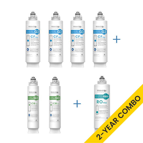 Waterdrop G3P800 RO Wasserfilter Ersatzfilter Combo Set - 800GPD