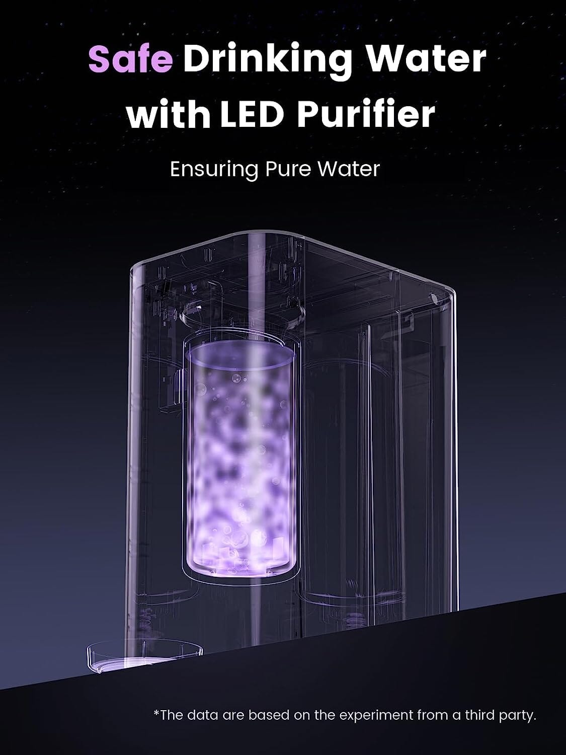 Waterdrop K19H Premium Auftisch Umkehrosmose Wasserfilter mit UV