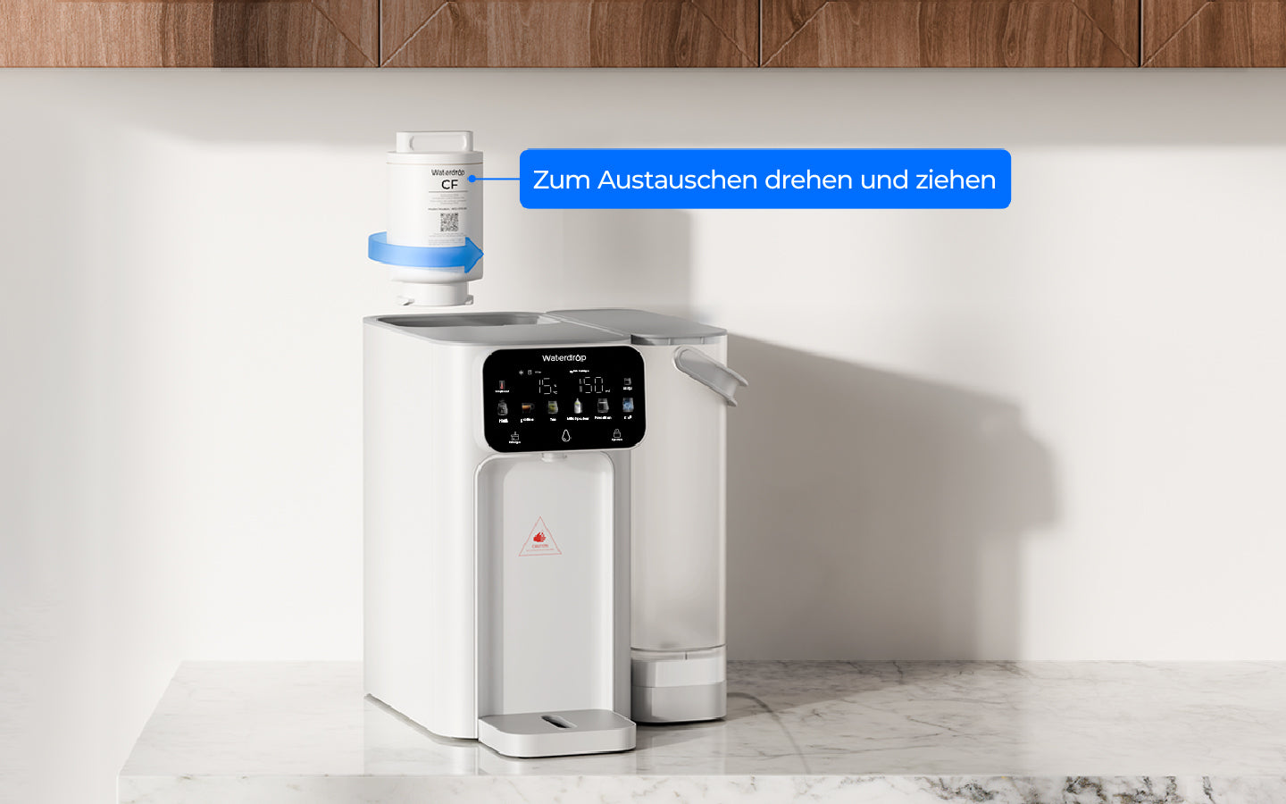 Entkalkungsanzeige