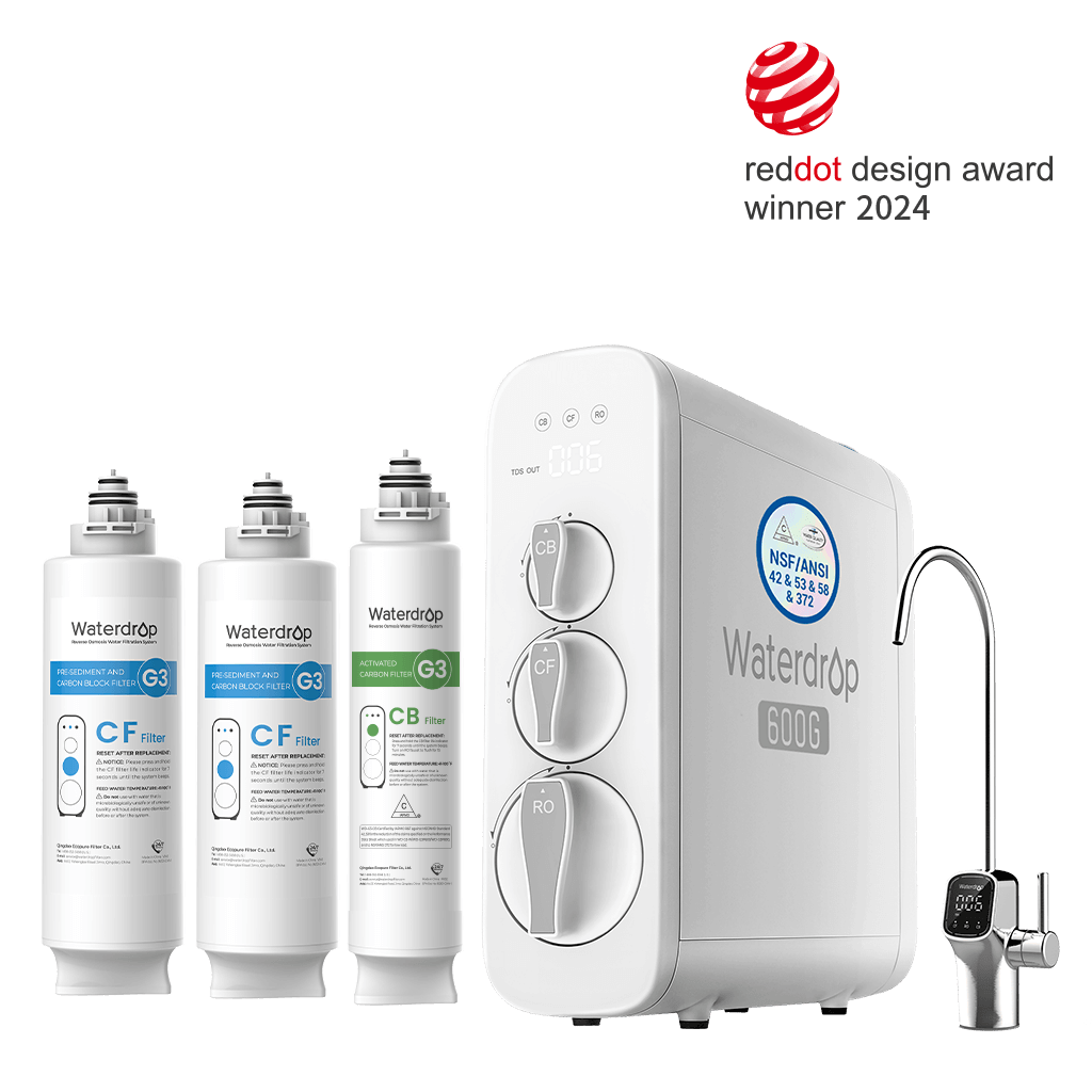 Waterdrop G3P600 Umkehrosmose Wasserfilter – 1 year Combo