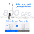 Waterdrop X8 Tankloser Untertisch Umkehrosmose Wasserfilter 800 GPD
