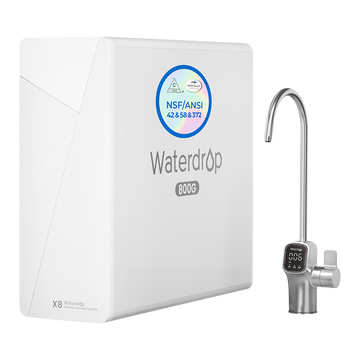 Waterdrop X8 Tankloser Untertisch Umkehrosmose Wasserfilter 800 GPD