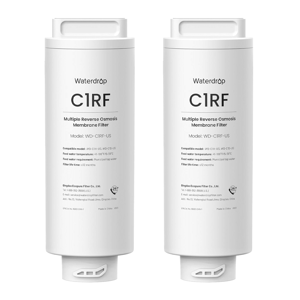 WD-C1RF Ersatzfilter für Waterdrop C1H Umkehrosmose-Wasserfilter, 2-year COMBO