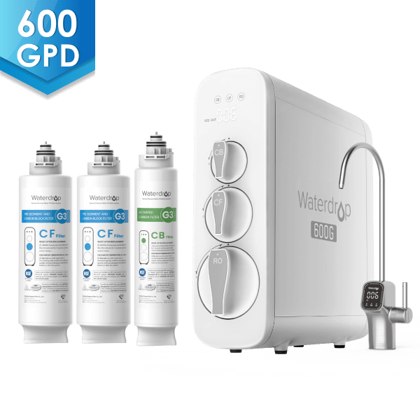 Waterdrop G3P600 Umkehrosmose Wasserfilter – 1 year Combo