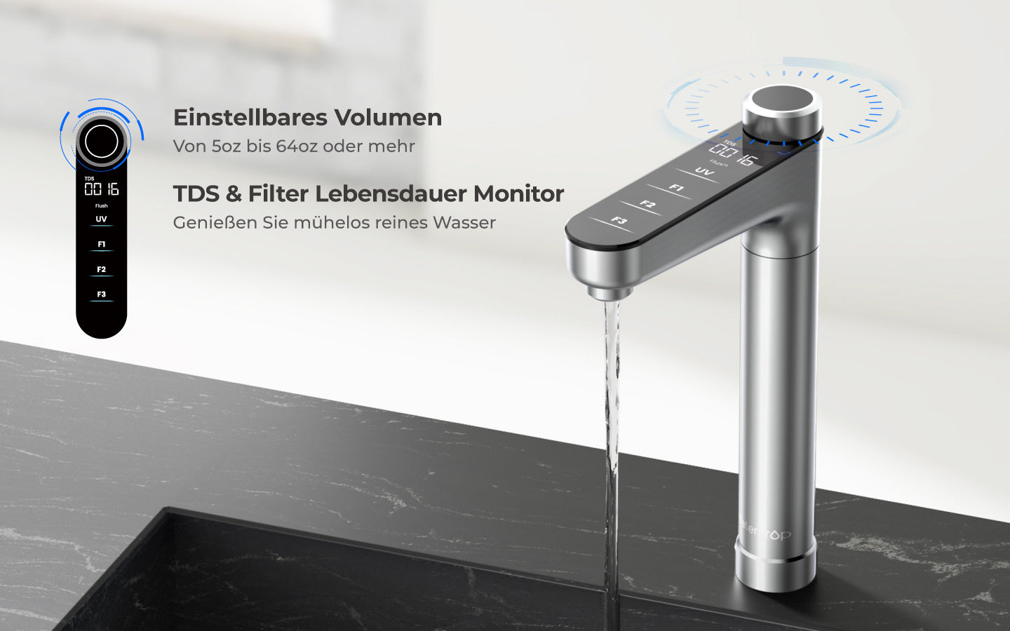 Intelligenter Wasserhahn