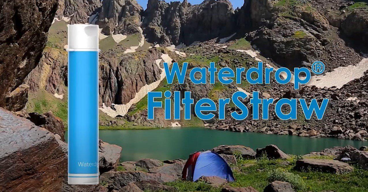 Paille filtrante à eau pour le camping, la randonnée, les voyages, la survie et la préparation aux situations d'urgence par Waterdrop