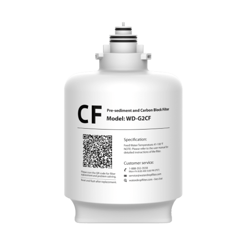 WD-G2CF Filter für Waterdrop G2P600 & G2 Serie Umkehrosmoseanlage