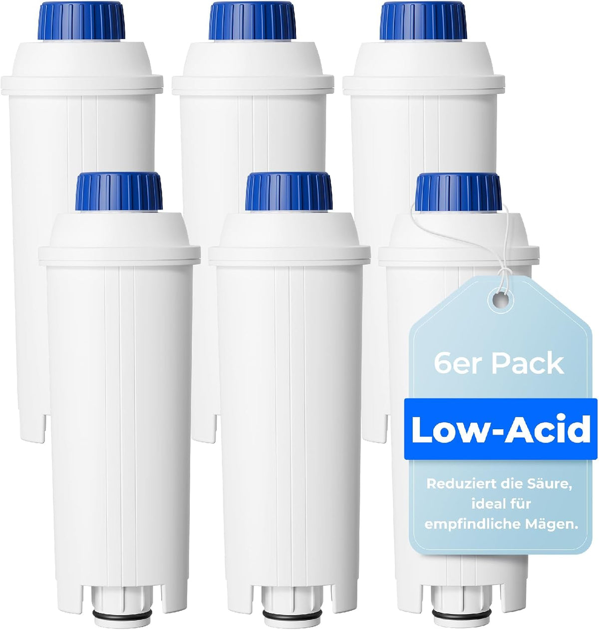 Waterdrop Low-Acid-Filterpatronen als Ersatz für De'Longhi DLSC002