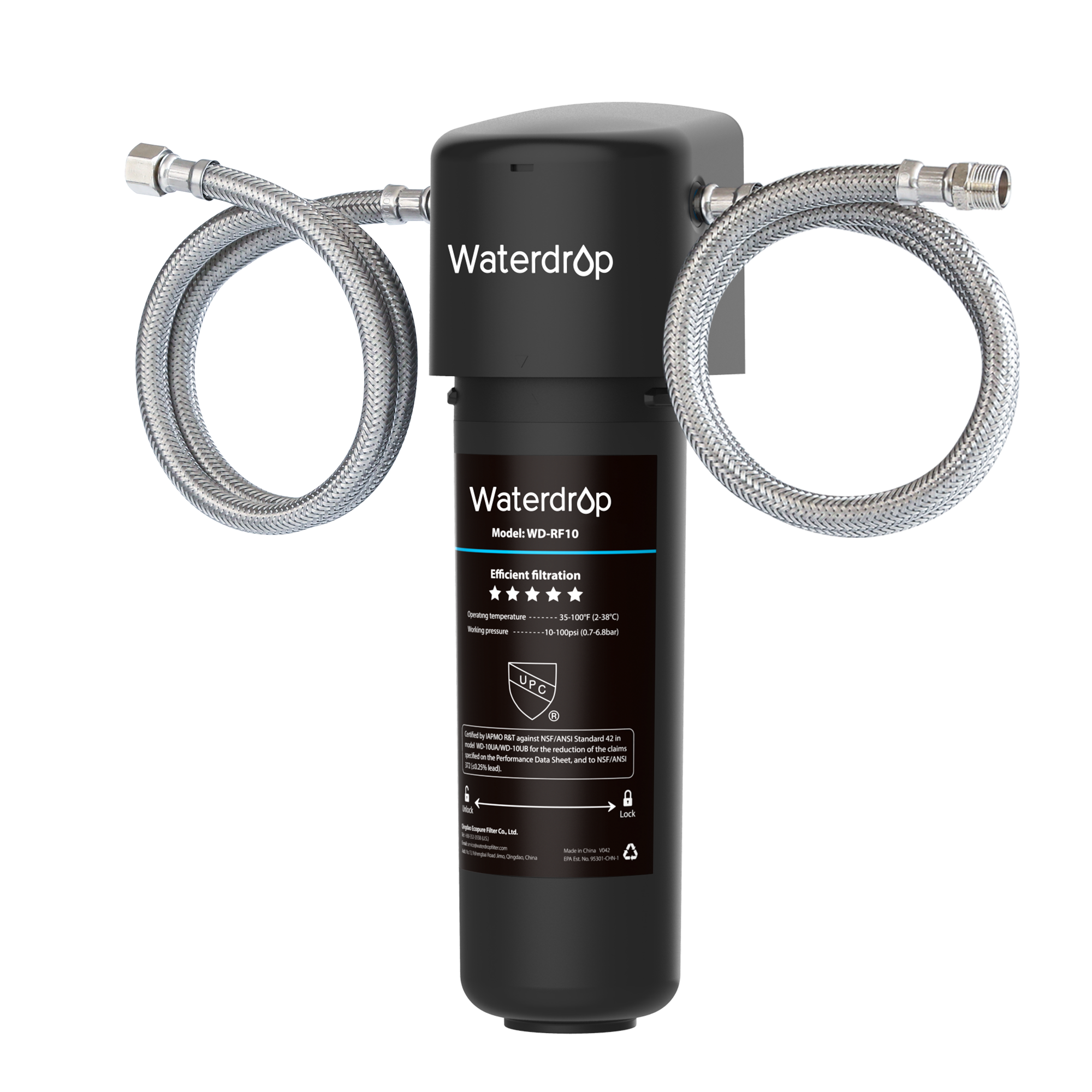 Untertisch-Wasserfilter | Direktanschluss-Filtrationssystem WD-UA