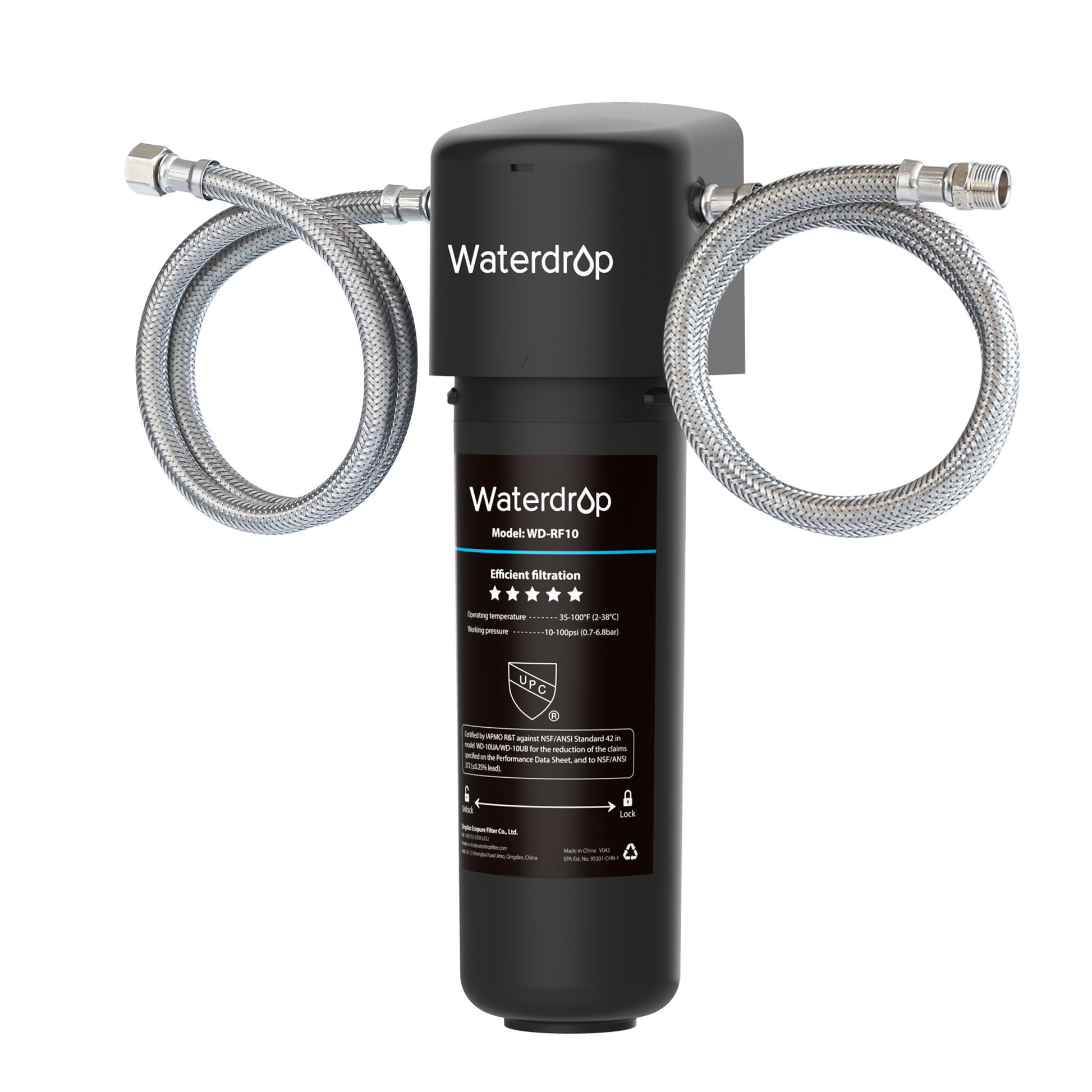 Untertisch-Wasserfilter | Direktanschluss-Filtrationssystem WD-15UA