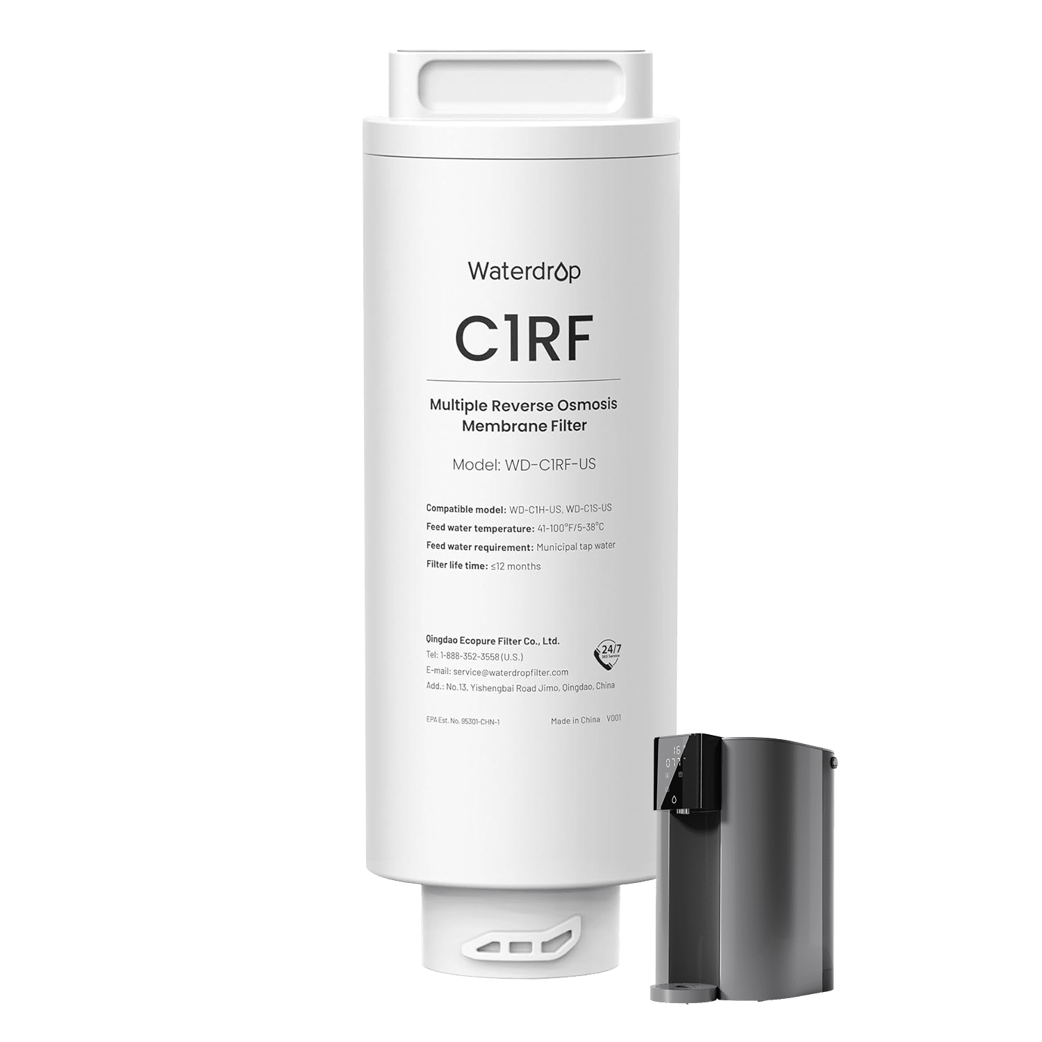 WD-C1RF Ersatzfilter für Waterdrop C1H Umkehrosmose-Wasserfilter, 2-year COMBO