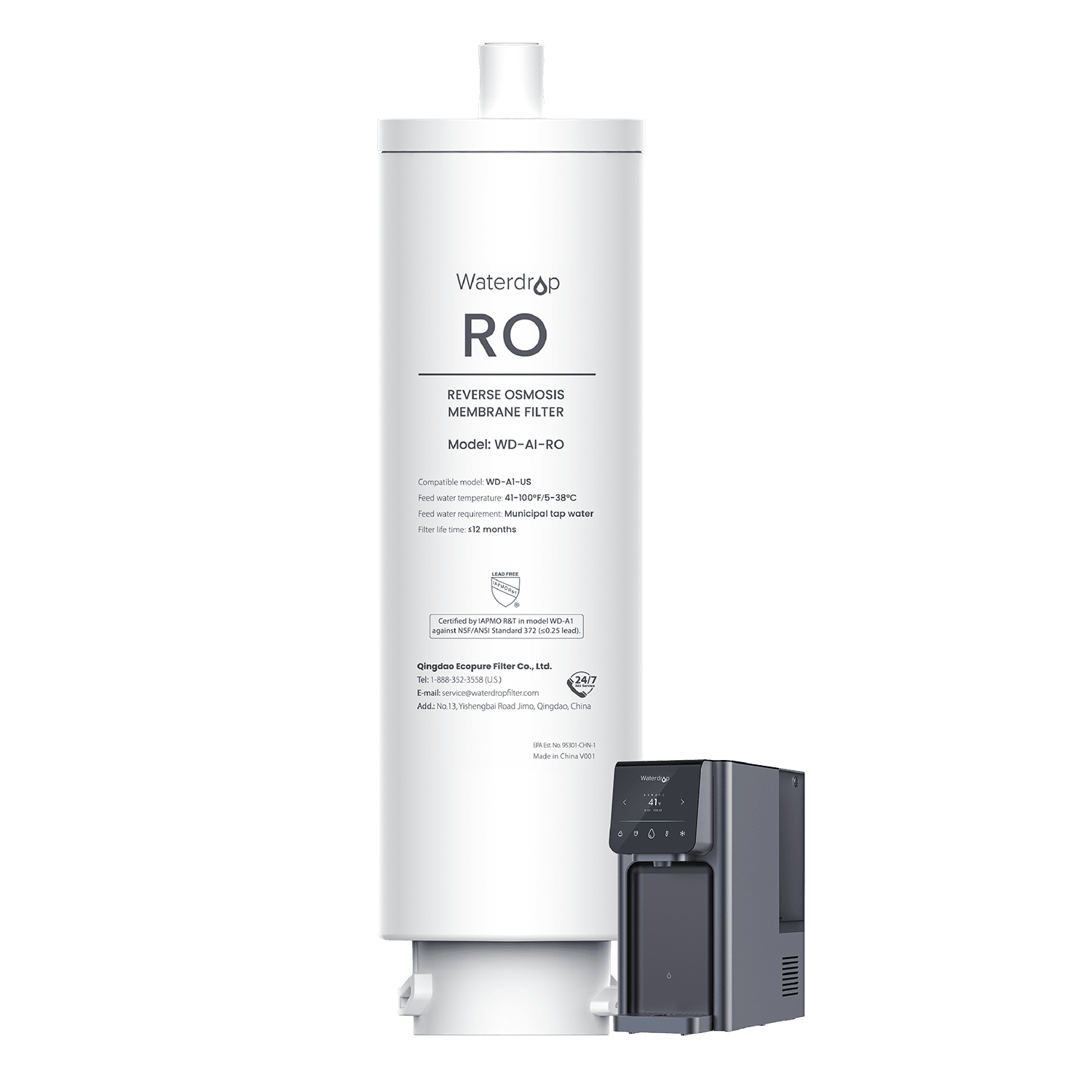 WD-A1-RO Filter for A1 RO Hot-Cold Water System 