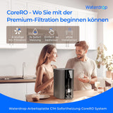 Waterdrop C1H Auftisch Umkehrosmose Wasserfilter Heißwasser