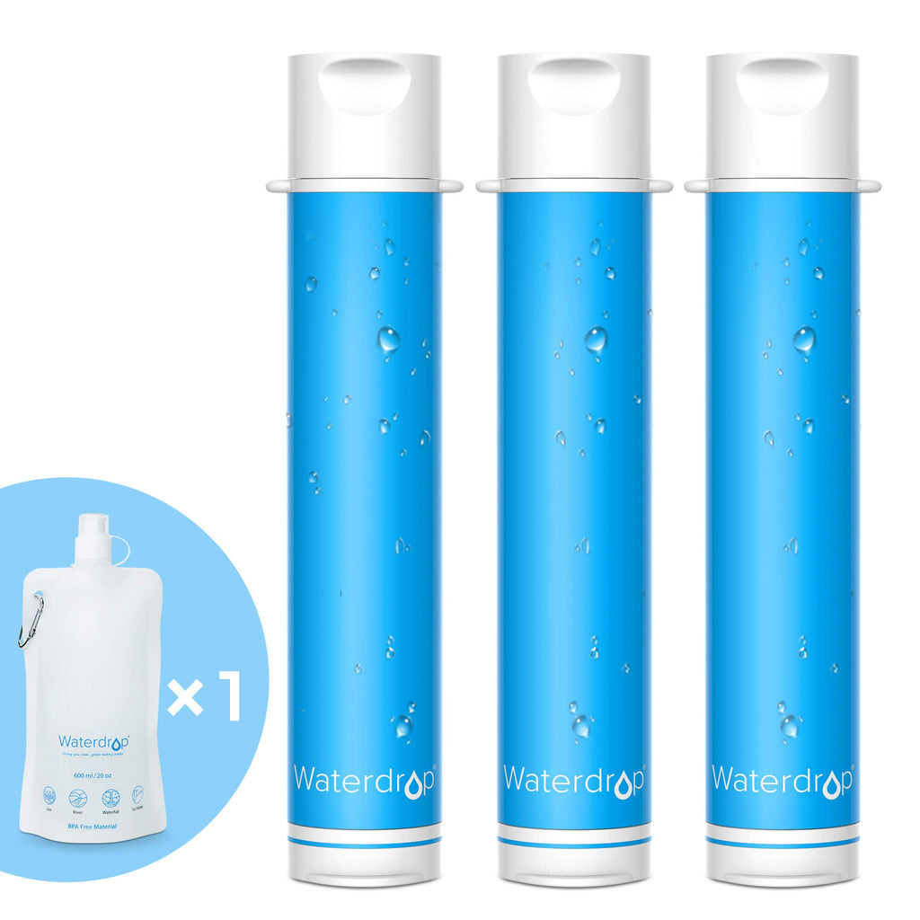 Water Filter Straw for Camping, Hiking, Travel, Survival and Emergency Preparedness by Waterdrop