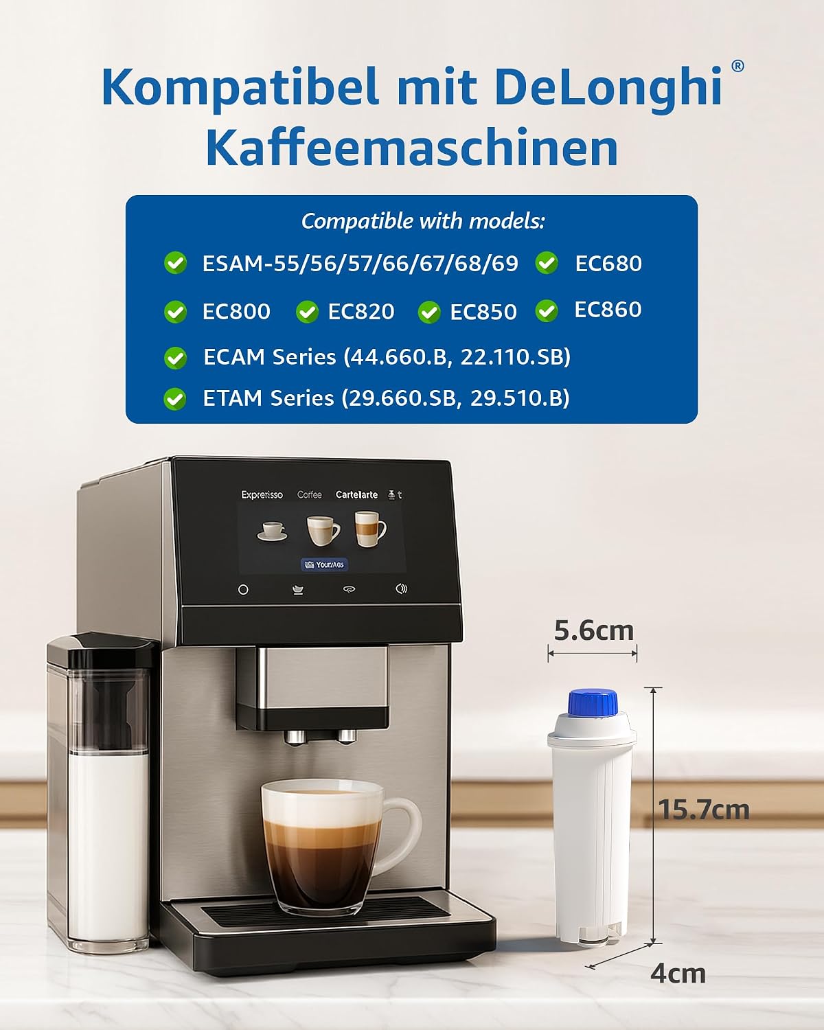 Maxblue  für den De'Longhi-Wasserfilter