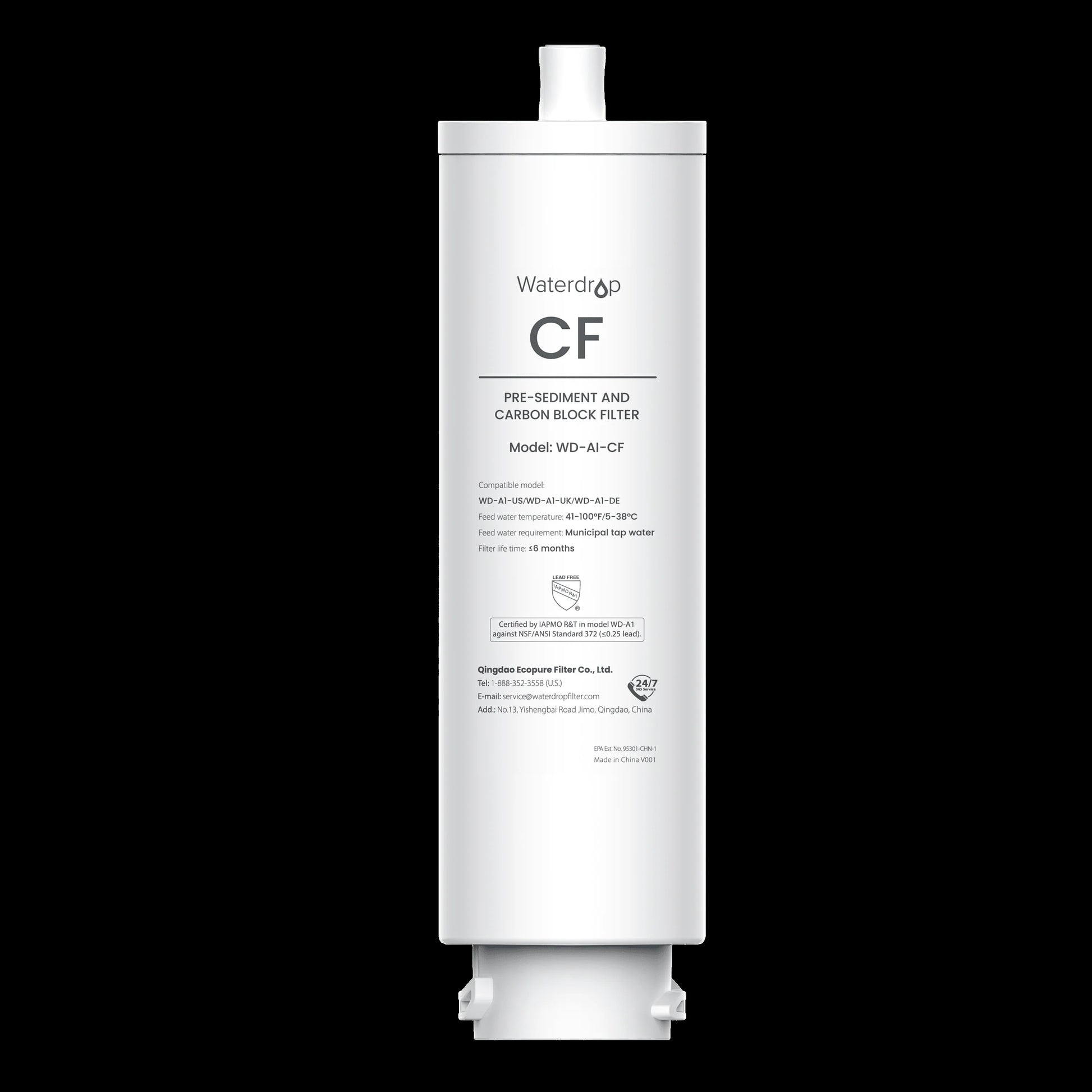 WD-A1-CF Filter für A1 RO Heiß-Kalt-Wassersystem