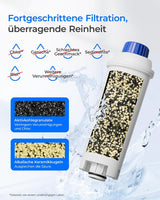 Waterdrop Low-Acid-Filterpatronen als Ersatz für De'Longhi DLSC002