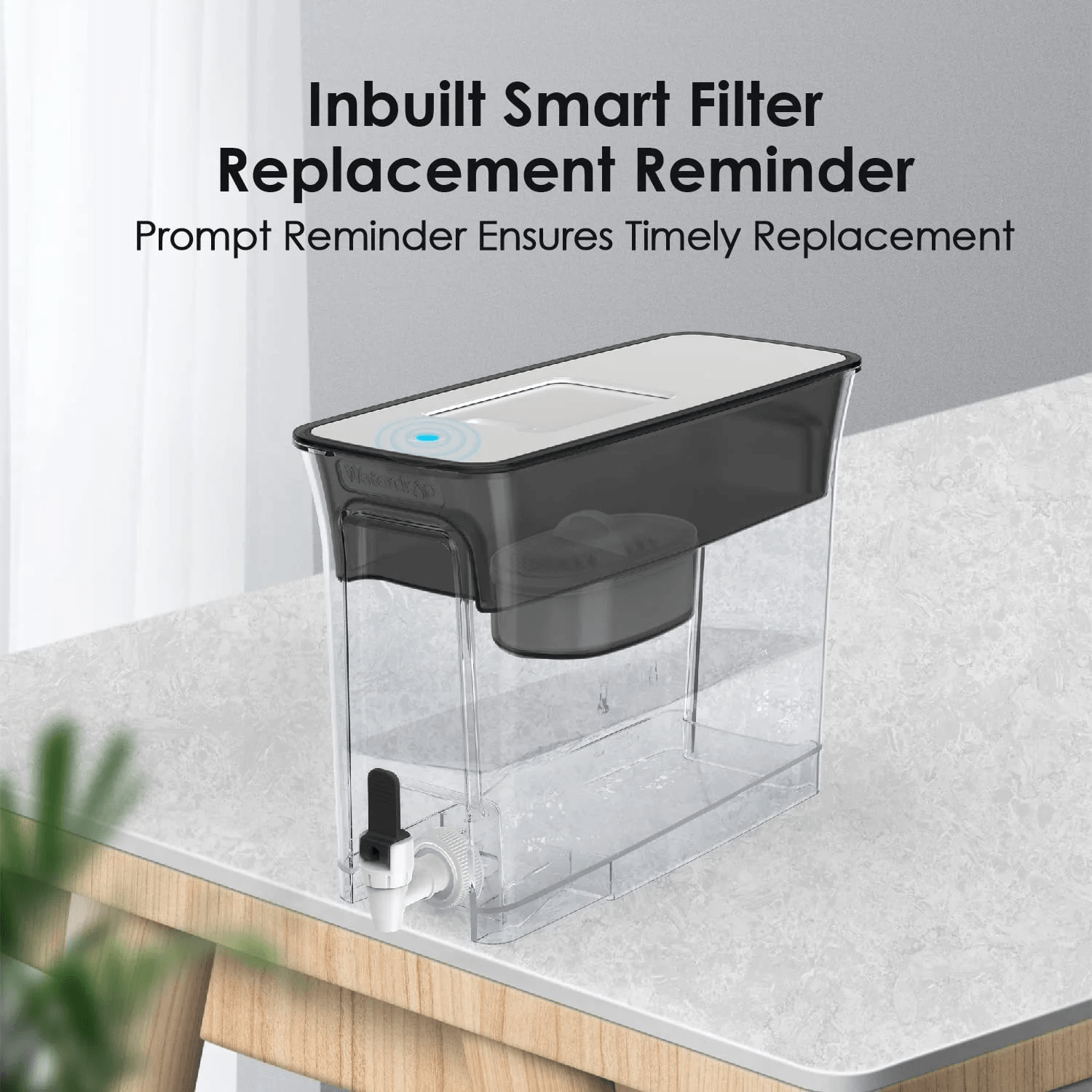 Waterdrop Slim Wasserfiltertank mit 1 × 60 Tage Filter WFD-40L