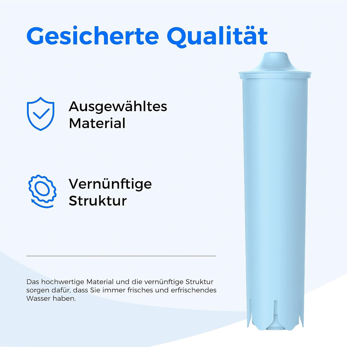 Wassertropfenwasserfilter kompatibel mit Blue, 71312 Blue, Jura Machine
