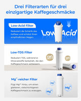 Waterdrop Low-Acid-Filterpatronen als Ersatz für De'Longhi DLSC002