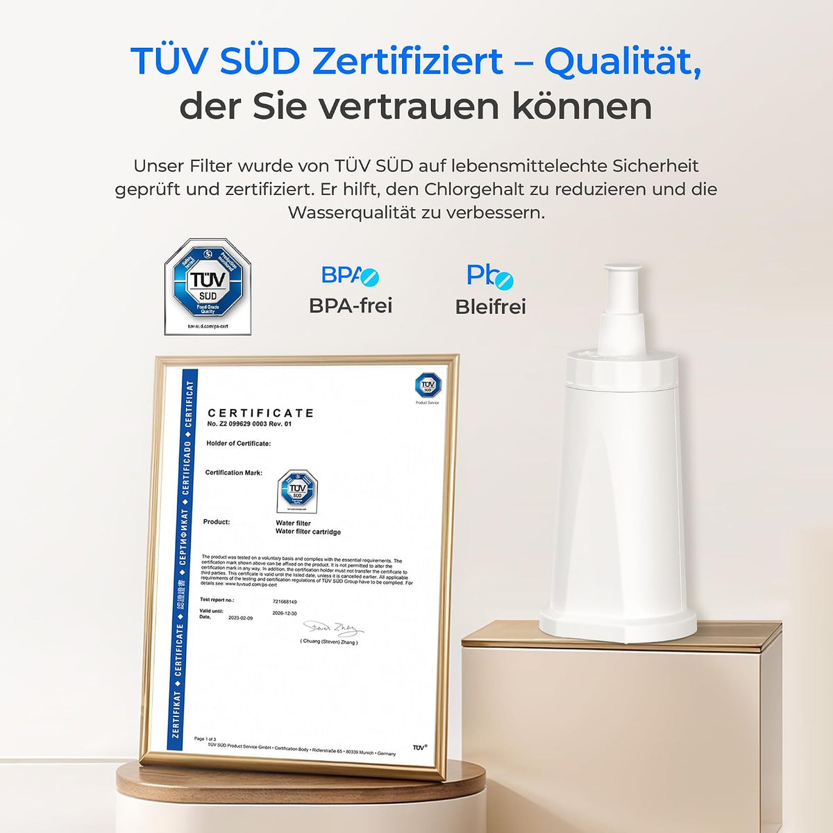 Ersatz für Wassertropfenwasserfilter für Sage-Wasserfilter, Barista Express