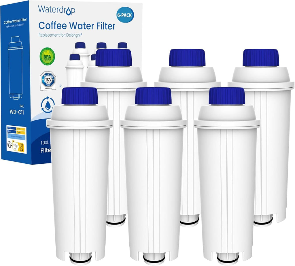 Ersatz für Wassertropfen-Kaffeefilter für den De'Longhi-Wasserfilter DLSC002