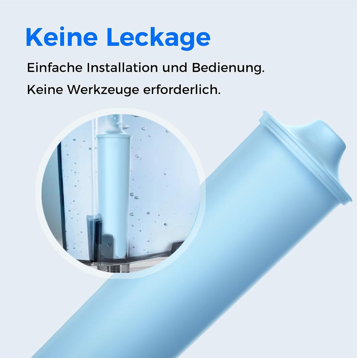 Wassertropfenwasserfilter kompatibel mit Blue, 71312 Blue, Jura Machine