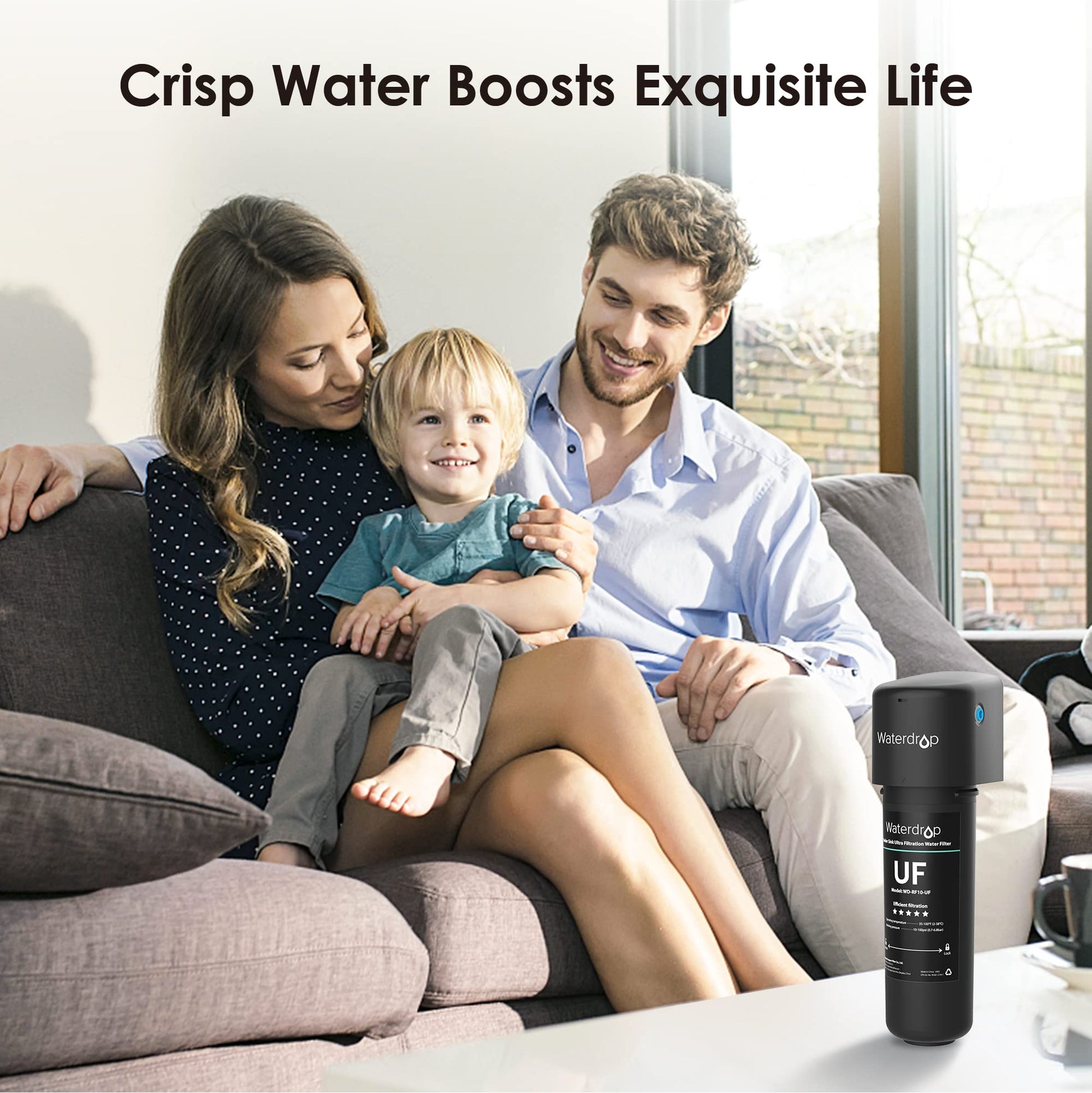 Waterdrop UA-UF 0,01 μm Ultrafiltration Untertisch Wasserfilter