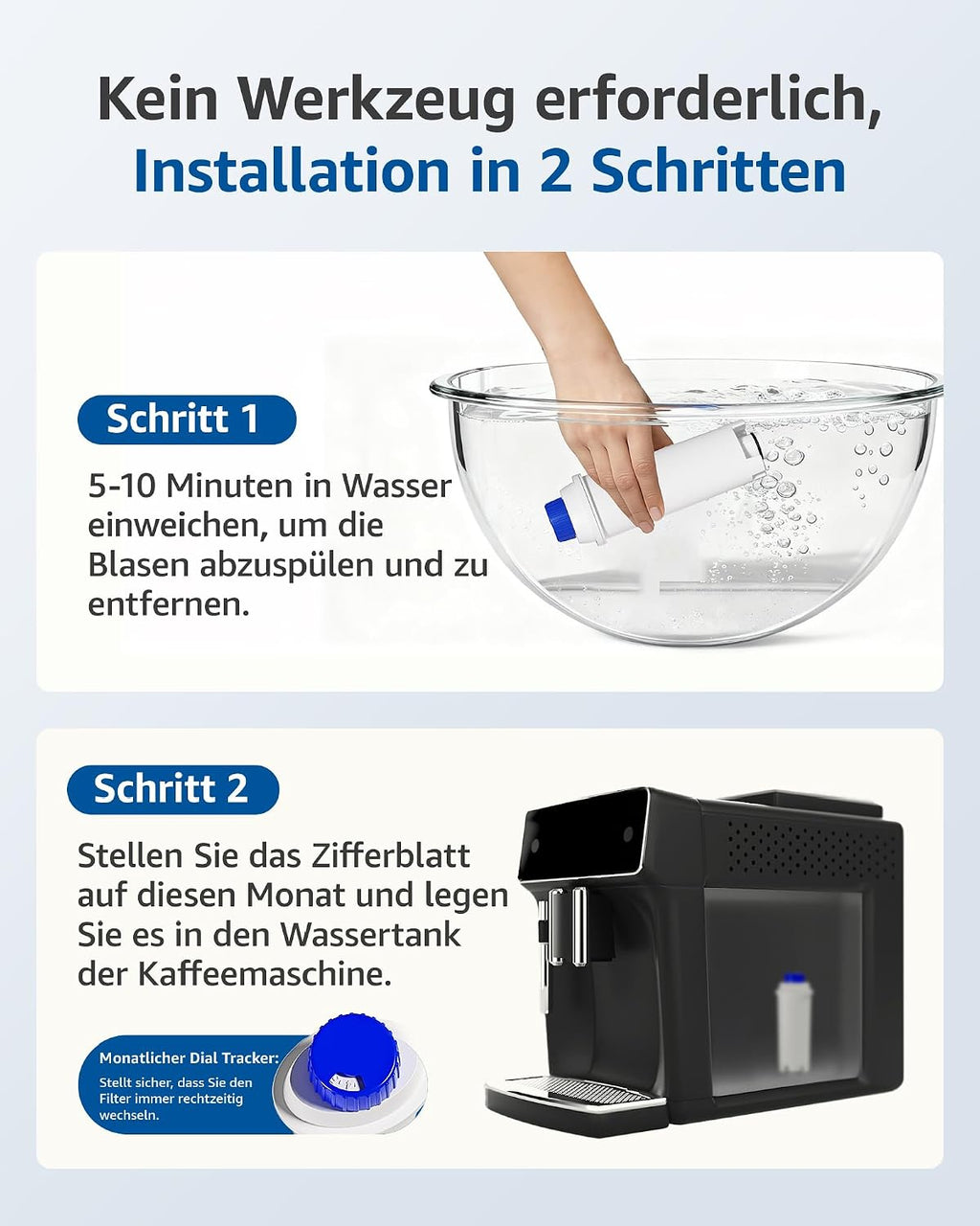Maxblue  für den De'Longhi-Wasserfilter