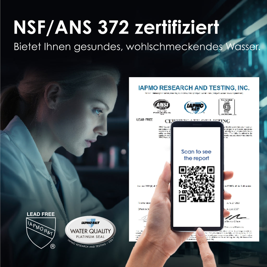 Waterdrop A1 Umkehrosmose Heiß-Kaltwasser-Spender mit RO-Ersatzfilter Combo