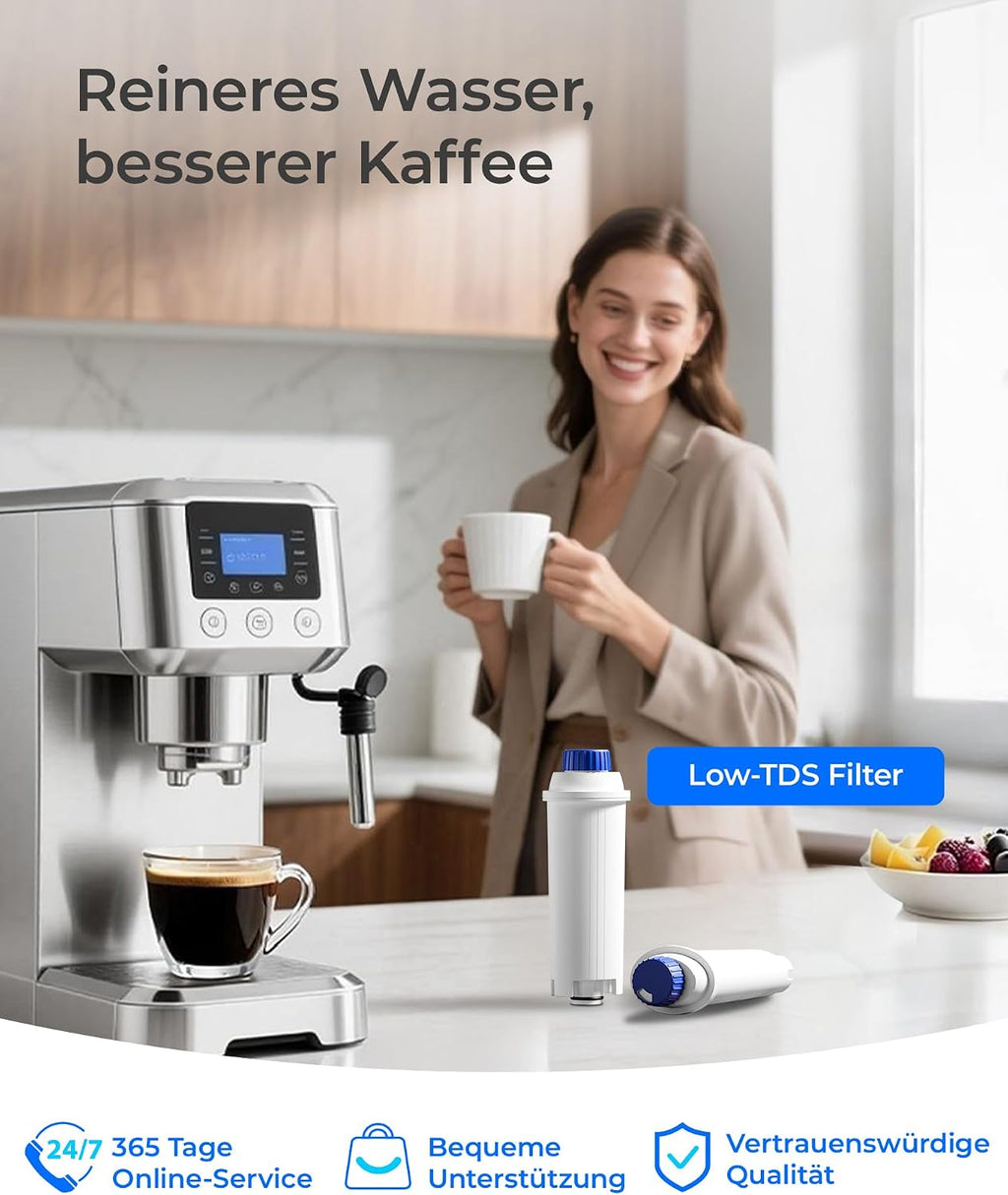 Waterdrop  Low-TDS Filter Cartridges Replacement for De'Longhi