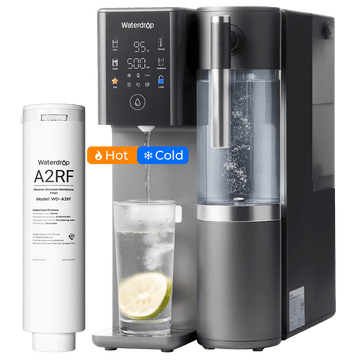 Waterdrop A2 Auftisch Umkehrosmose Heißwasser mit RO-Ersatzfilter A2RF Combo