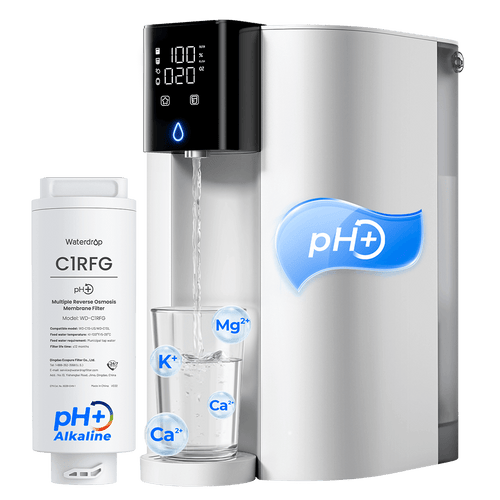Waterdrop C1SL Alkalisches Umkehrosmose Arbeitsplatte mit C1RFG RO-Ersatzfilter Combo