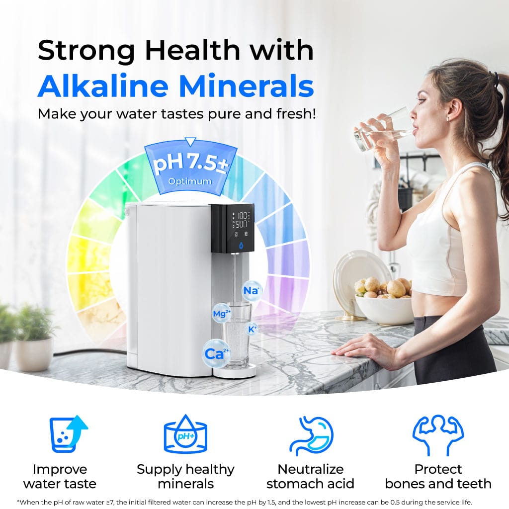 Waterdrop C1SL Alkalisches Umkehrosmose-System für die Arbeitsplatte