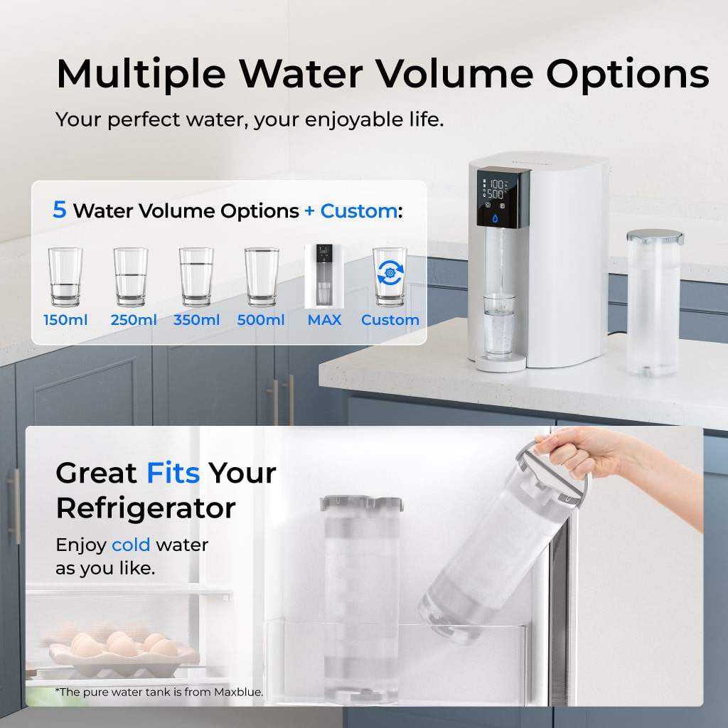 Waterdrop C1SL Alkalisches Umkehrosmose-System für die Arbeitsplatte