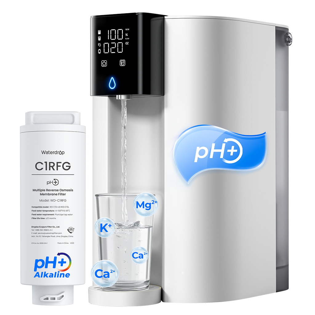 Waterdrop C1SL Alkalisches Umkehrosmose-System für die Arbeitsplatte