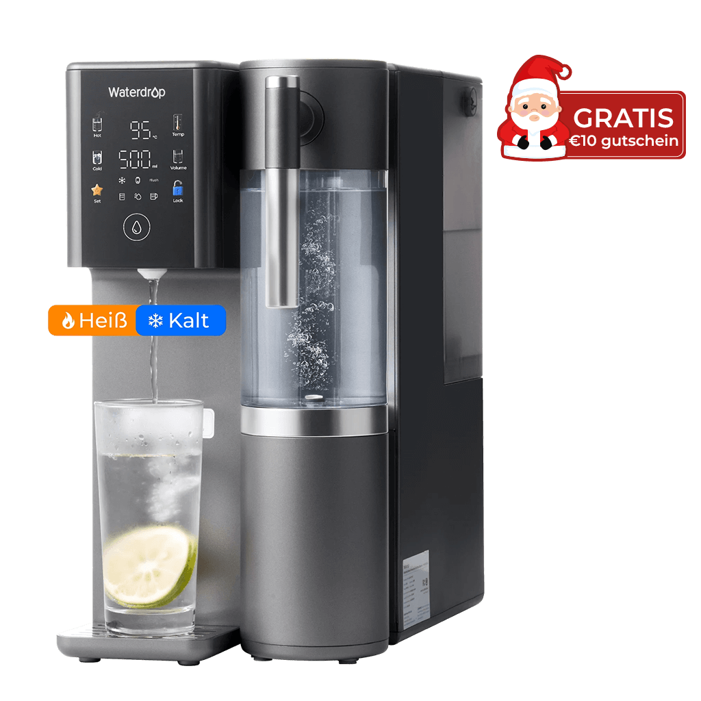 Waterdrop A2 Auftisch Umkehrosmose Wasserfilter mit Heißwasser