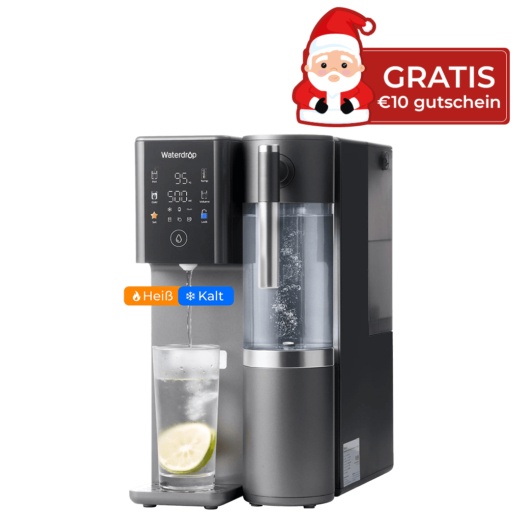 Waterdrop A2 Auftisch Umkehrosmose Wasserfilter mit Heißwasser