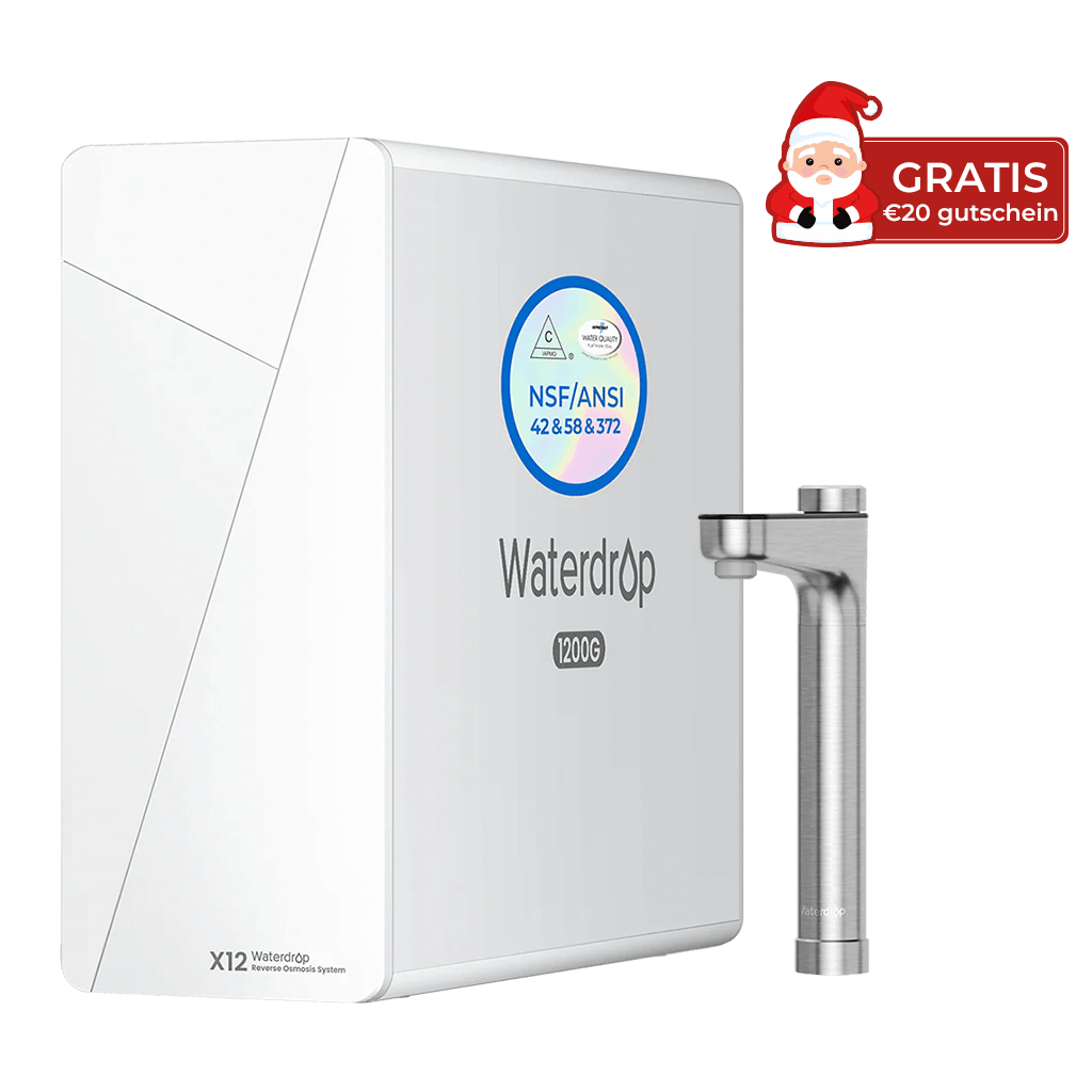 Waterdrop X12 Alkalischer Tankloser Umkehrosmose Wasserfilter 1200 GPD