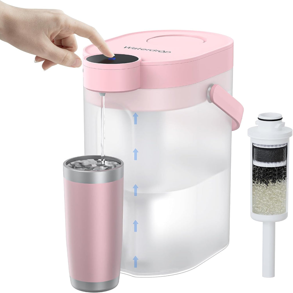 Waterdrop Eelektrisch Wasserspender ED06W, Weich Wasserfilter Reduziert Chlor