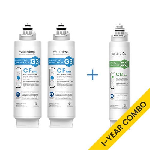 Waterdrop G3P800 RO Wasserfilter Ersatzfilter Combo Set - 800GPD