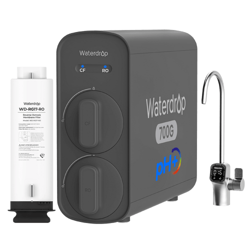 Waterdrop G5P700A Alkalischer Umkehrosmose Wasserfilter 700 GPD mit RO-Ersatzfilter Combo