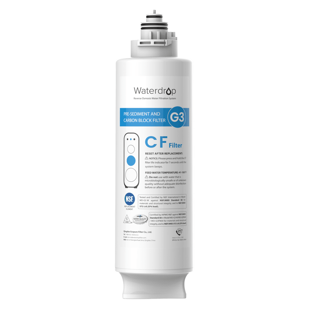 Waterdrop G3P800 RO Wasserfilter Ersatzfilter Combo Set - 800GPD