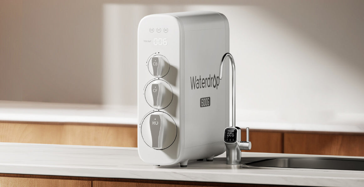 Waterdrop G3P600 Smart Untertisch Umkehrosmose Wasserfilter 600 GPD