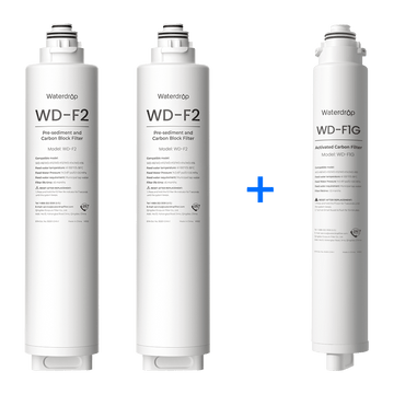Waterdrop X8 RO-System Ersatzfilter-Kombiset – 800 GPD